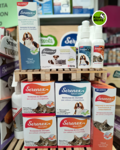 Serenex difusor y spray feromonas perros y gatos