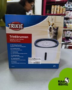 fuente de agua para gatos y perros