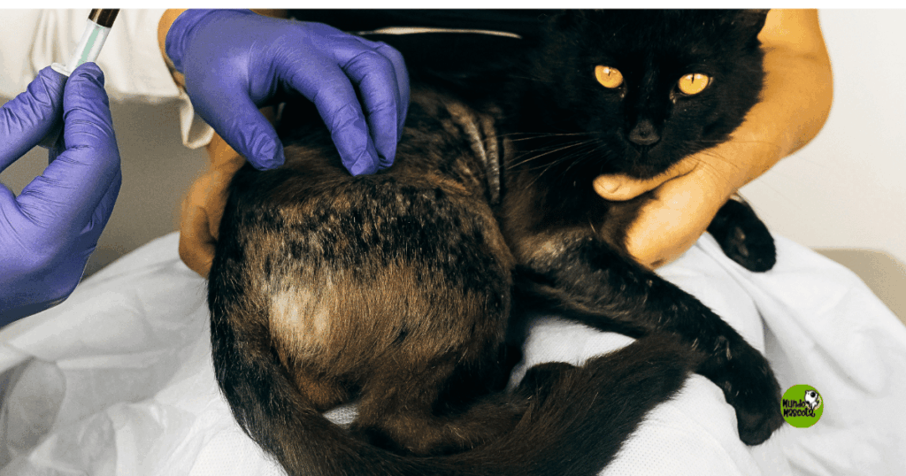 perdida preocupante de pelo en perro y gato